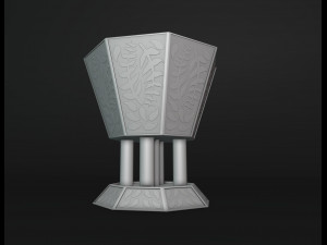 Trophy Shaped Vase 3D Print Model