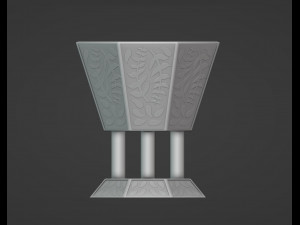 Trophy Shaped Vase 3D Print Model