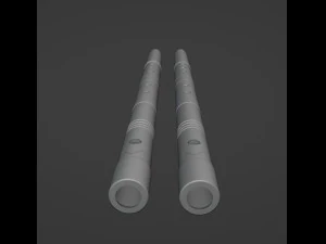 Mandalorian Besbev flute 3D Print Model