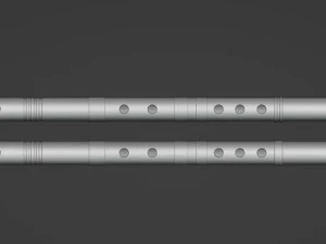 Mandalorian Besbev flute 3D Print Model