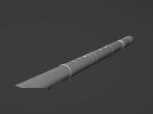 Mandalorian Besbev flute 3D प्रिंट मॉडल