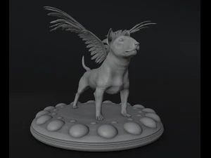 Angelo Bull Terrier Modello di stampa 3D