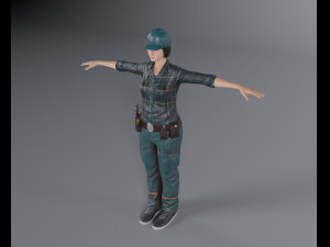 Female Plumber Modelo de Impressão 3D