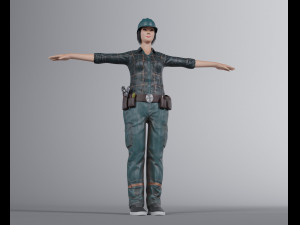 Female Plumber Modelo de Impressão 3D