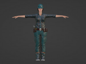 Female Plumber Modelo de Impressão 3D