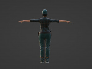Female Plumber Modelo de Impressão 3D