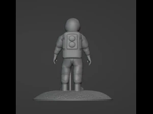 Astronaut man on the moon 3D Print Model
