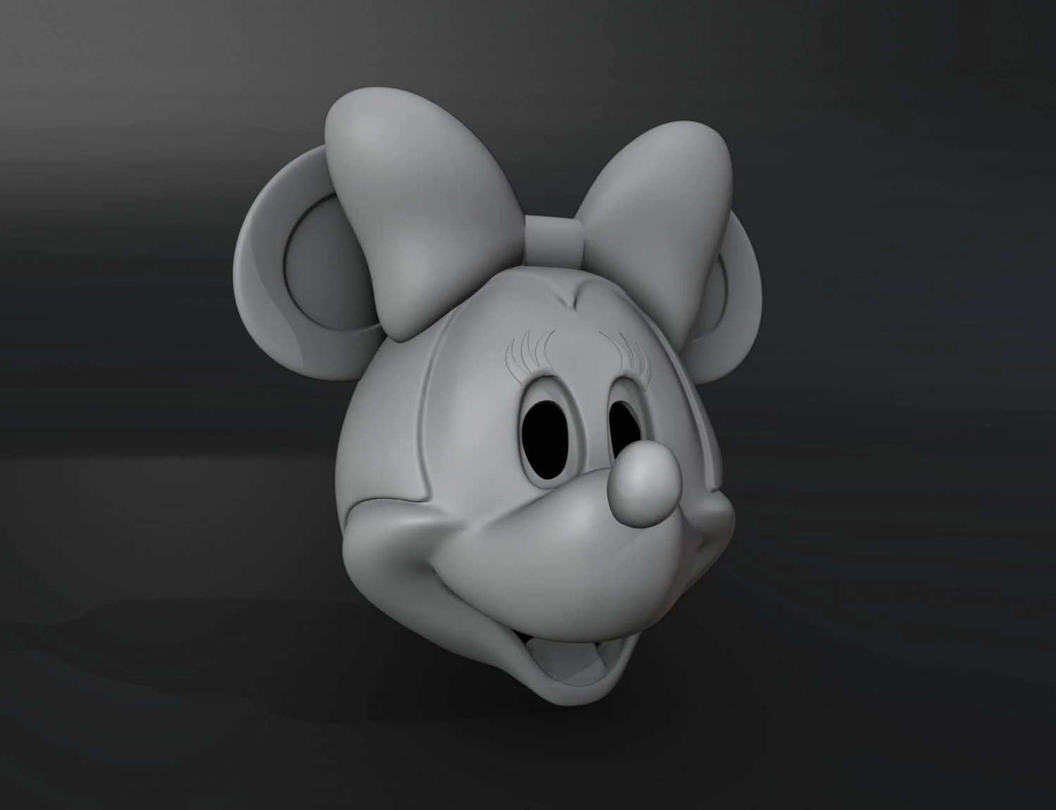 Minnie Mouse Helmet Printable 3D Print Model .c4d .max .obj .3ds .fbx .stl .blend 