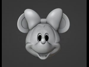 Minnie Mouse Helmet Printable 3D Print Model
