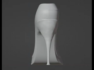 Salto alto para impress&atilde;o Modelo de Impressão 3D
