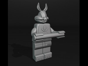 Bugs Bunny Toilet Paper Holder 3D Print Model