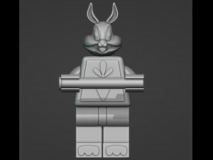 Bugs Bunny Toilet Paper Holder 3D Print Model