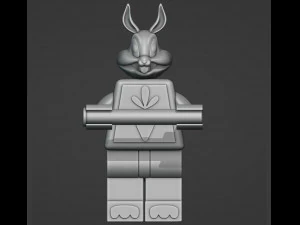 Bugs Bunny Toilet Paper Holder 3D Print Model