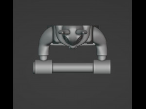 Bugs Bunny Toilet Paper Holder 3D Print Model