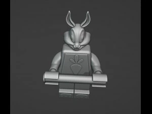 Bugs Bunny Toilet Paper Holder 3D Print Model