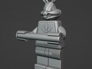 Bugs Bunny Toilet Paper Holder 3D Print Model