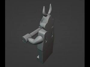 Bugs Bunny Toilet Paper Holder 3D Print Model