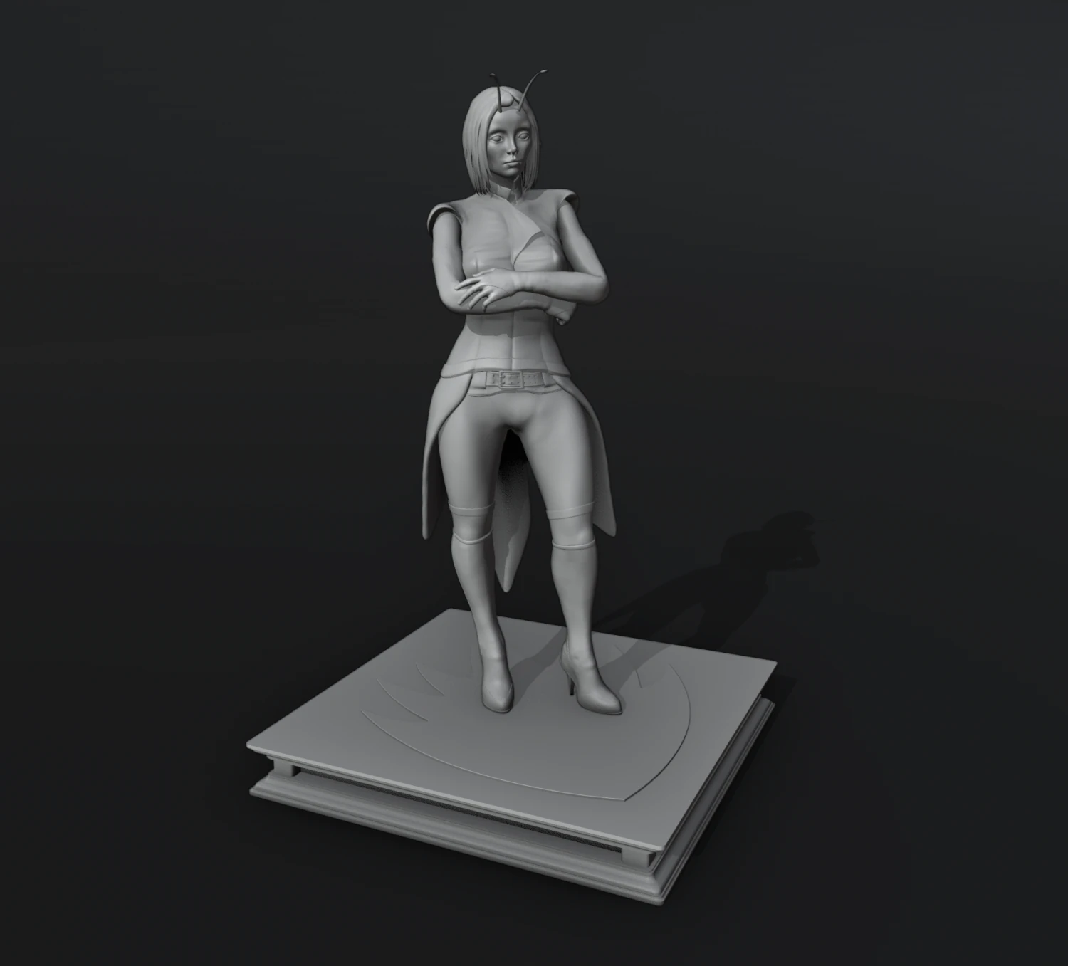 Mantis From Guardians of the Galaxy 3D Print Model .c4d .max .obj .3ds .fbx .stl .blend 