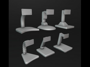 Monitor Stand Mounts Pack 3Dプリントモデル