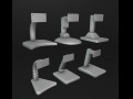 Monitor Stand Mounts Pack Model do druku 3D
