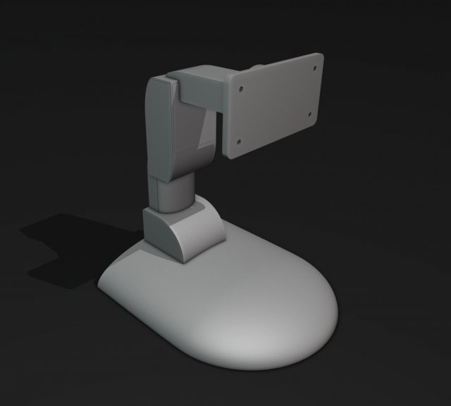 Monitor Stand Mount 2 Model Cetak 3D .c4d .max .obj .3ds .fbx .stl .blend 