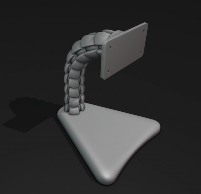 Monitor Stand Mount 4 Model do druku 3D .c4d .max .obj .3ds .fbx .stl .blend 