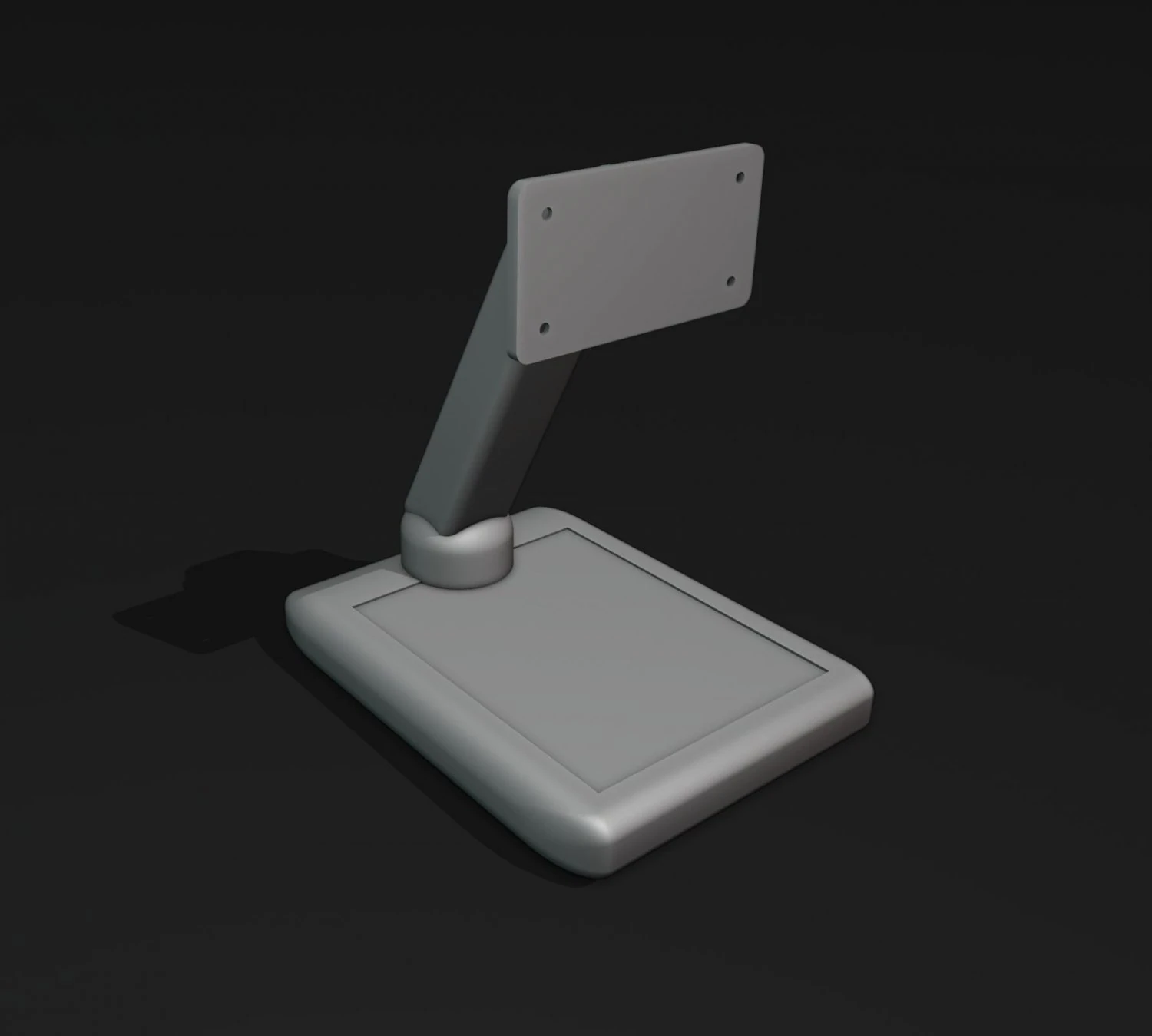 Monitor Stand Mount 5 3D Print Model .c4d .max .obj .3ds .fbx .stl .blend 