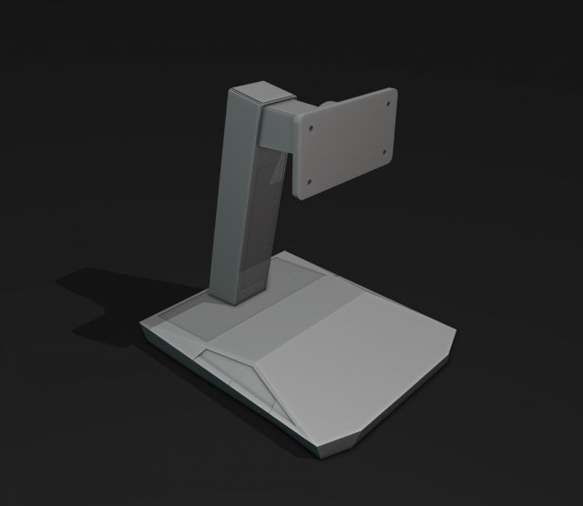 Monitor Stand Mount 6 3D Print Model .c4d .max .obj .3ds .fbx .stl .blend 