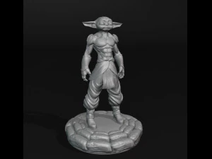 肌肉宝贝尤达 - 格罗古 3D 打印模型