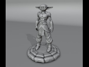 Muscular Baby Yoda - Grogu 3D-printmodel