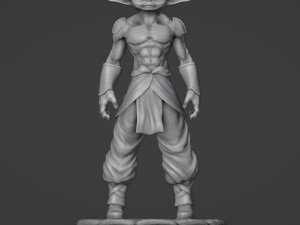 Muscular Baby Yoda - Grogu 3D-printmodel