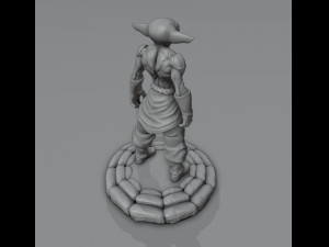 Muscular Baby Yoda - Grogu 3D-printmodel