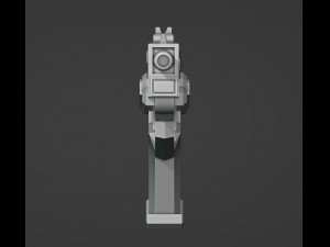 Futuristic Weapon Model Cetak 3D