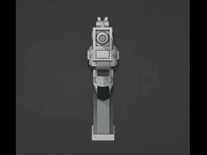 Futuristic Weapon 3D Print Model