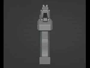Futuristic Weapon 3D Print Model