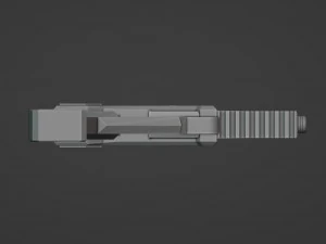 Futuristic Weapon 3D Print Model