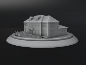 Home Alone House Garage Modèles 3D en vedette