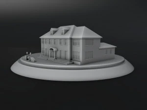 Home Alone House Garage 3D Print Model