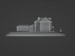 Home Alone House Garage 3D Print Model