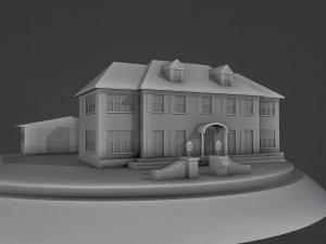 Home Alone House Garage 3D Print Model