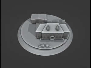 Home Alone House Garage 3D Print Model