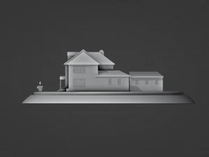 Home Alone House Garage 3D Print Model