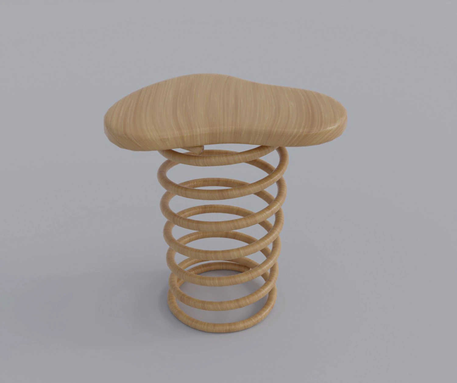 Bouncy Stool 3D Model .c4d .max .obj .3ds .fbx .stl .blend 
