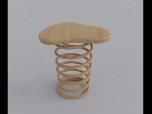 弹力凳 3D 模型
