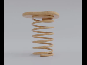 Bouncy Stool 3D Model