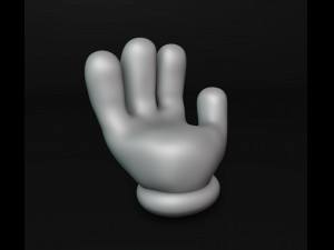 Mickey Mouse Hand Chair 3Dプリントモデル