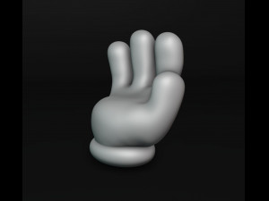 Mickey Mouse Hand Chair 3D 프린트 모델