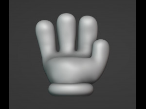 Mickey Mouse Hand Chair 3D 프린트 모델