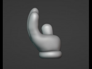 Mickey Mouse Hand Chair 3D 프린트 모델