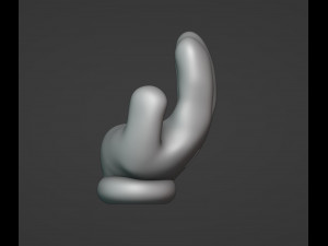 Mickey Mouse Hand Chair 3D 프린트 모델